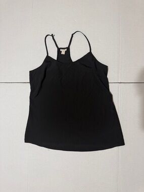 J. Crew Black Racerback Camisole